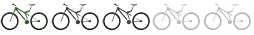 Zwaarte fietsreis
