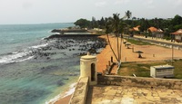 Kust hoofdstad Sao Tome en Principe