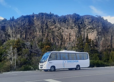 Bus Argentinie buitenkant